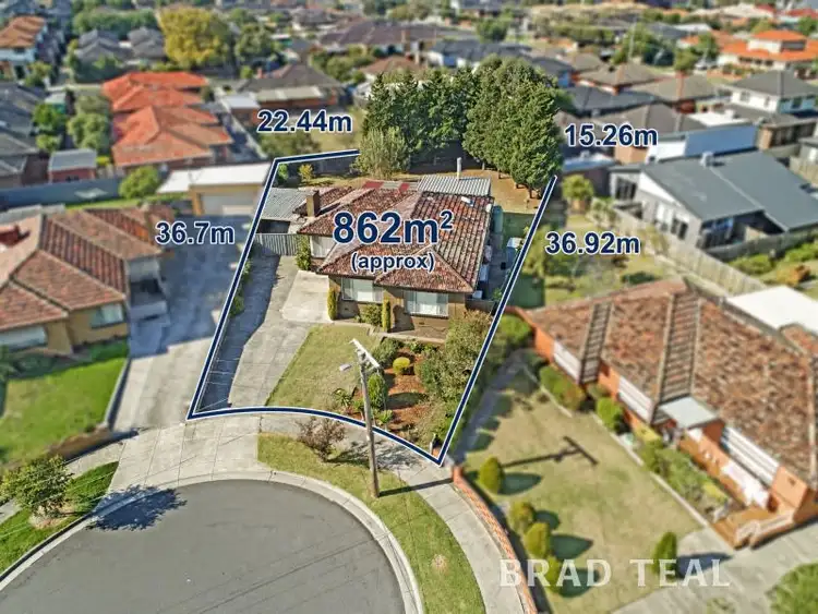 Second view of Homely house listing, 23 Peachey Court, Pascoe Vale VIC 3044