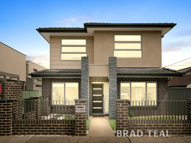 Main view of Homely townhouse listing, 1/353 Gaffney Street, Pascoe Vale VIC 3044