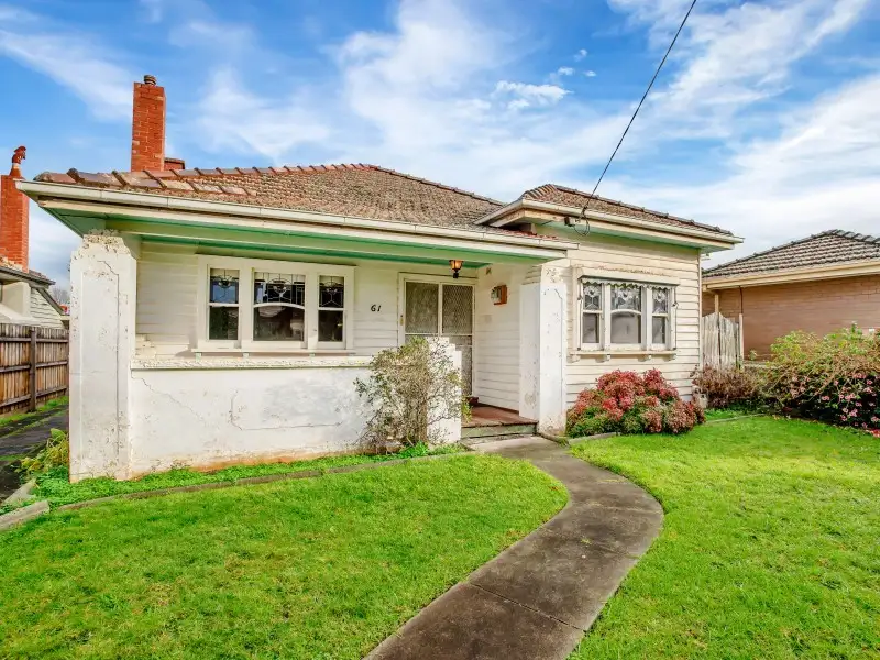 Main view of Homely house listing, 61 Springhall Parade, Pascoe Vale South VIC 3044