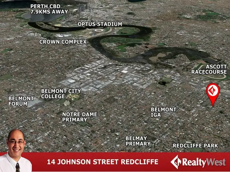 Second view of Homely house listing, 14 Johnson Street, Redcliffe WA 6104