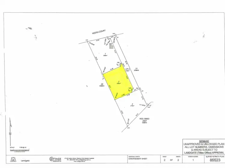 Proposed Lot 2/16 Keera Court, Maddington WA 6109