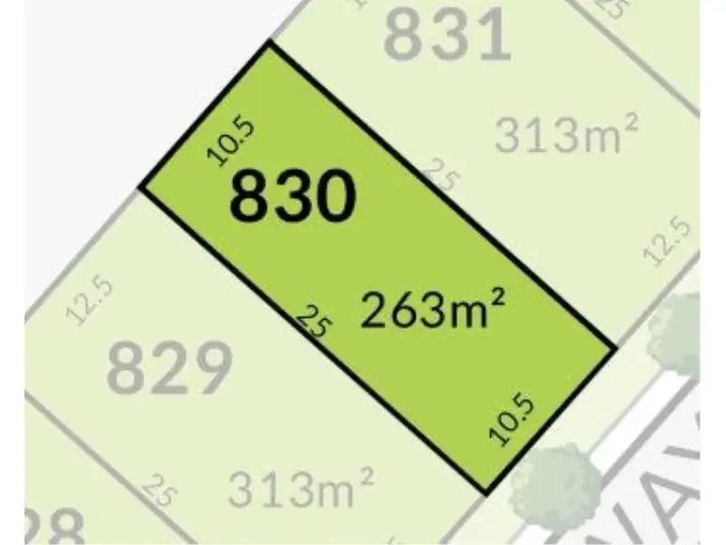 Main view of Homely land listing, Lot 830, Meander Way, Treeby WA 6164