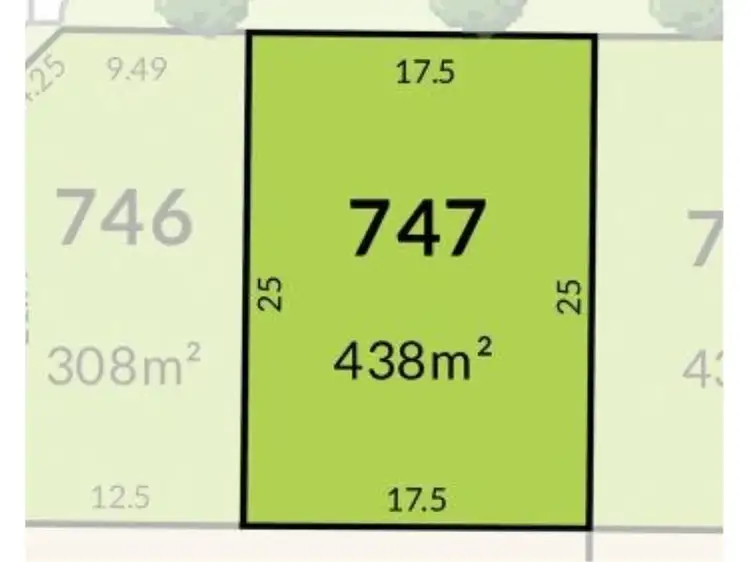 Main view of Homely land listing, Lot 747, Bountiful Way, Treeby WA 6164