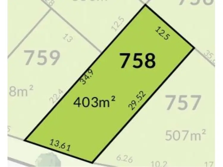 Main view of Homely land listing, Lot 758, Bountiful Way, Treeby WA 6164