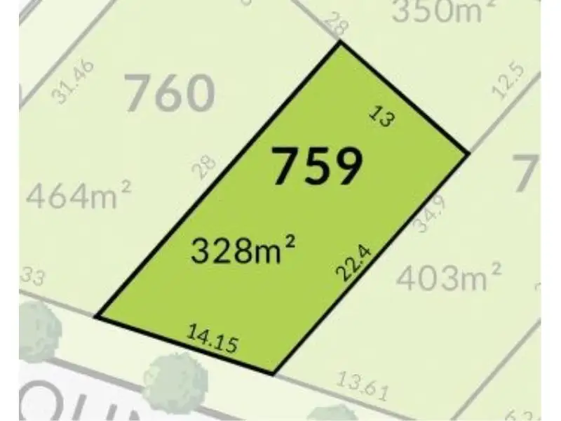 Main view of Homely land listing, Lot 759, Bountiful Way, Treeby WA 6164