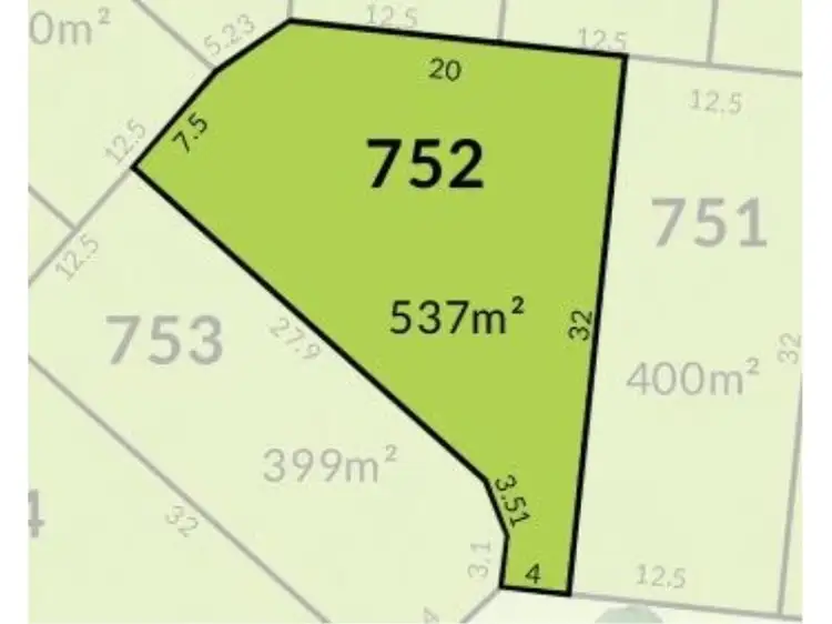 Main view of Homely land listing, Lot 752, Meander Way, Treeby WA 6164
