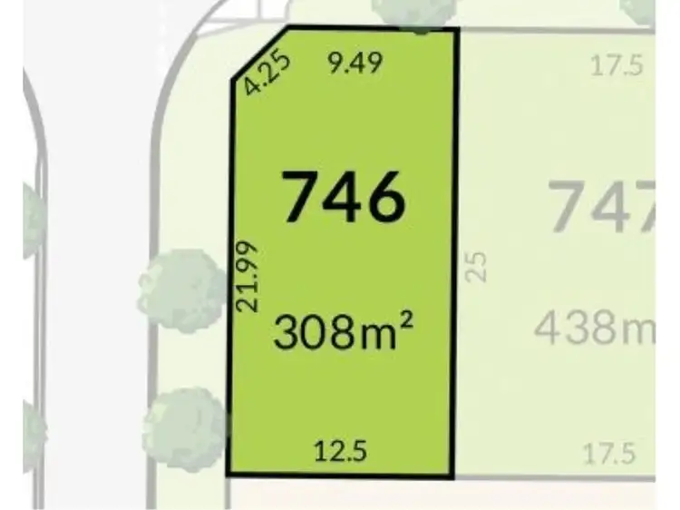 Main view of Homely land listing, Lot 746, Bountiful Way, Treeby WA 6164