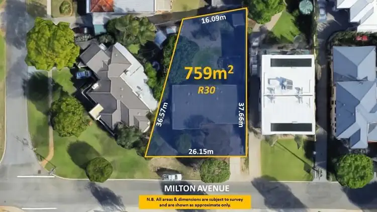 Main view of Homely land listing, 31 Milton Street, Yokine WA 6060