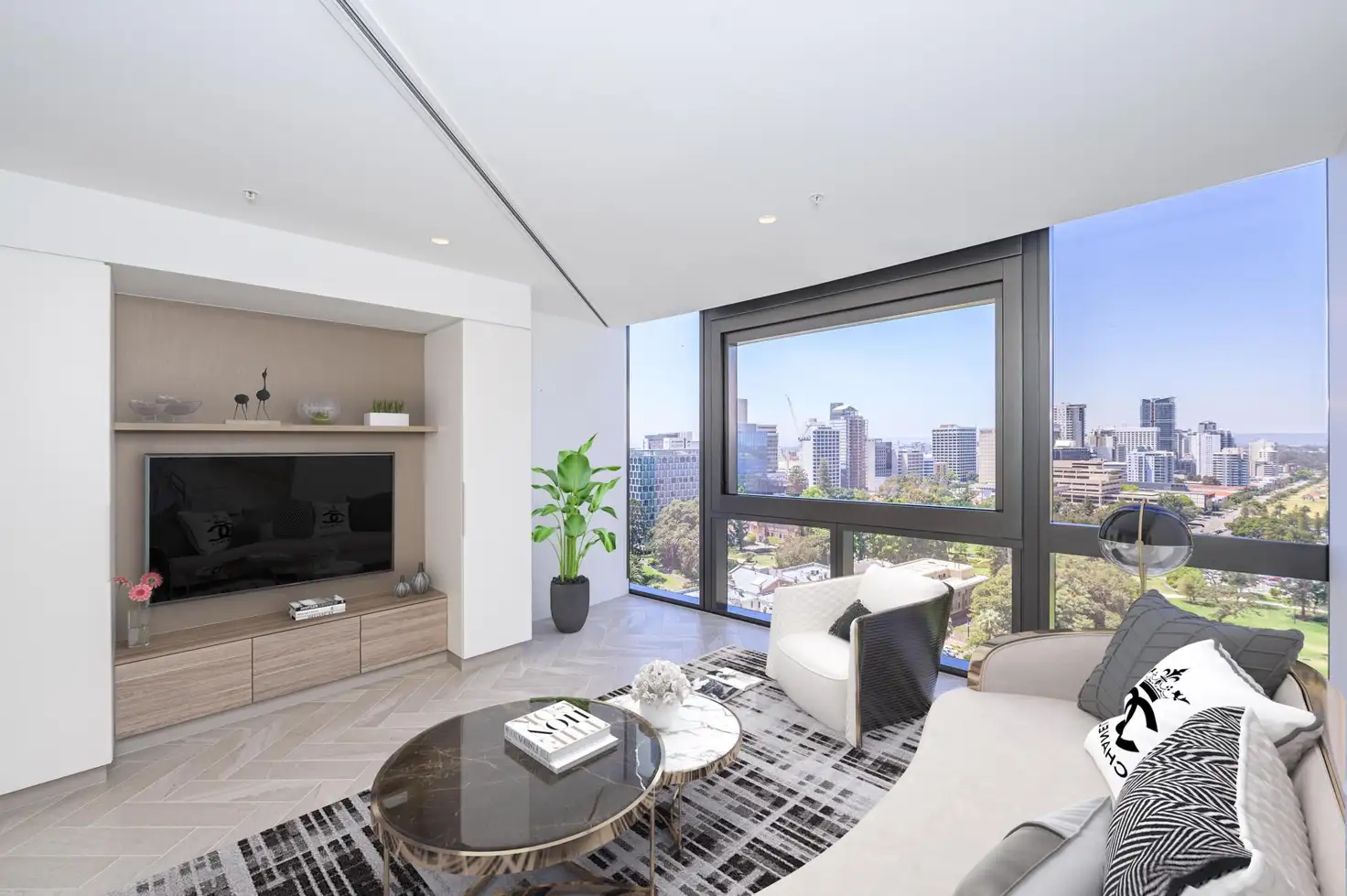 Main view of Homely apartment listing, 1703/1 Geoffrey Bolton Avenue, Perth WA 6000