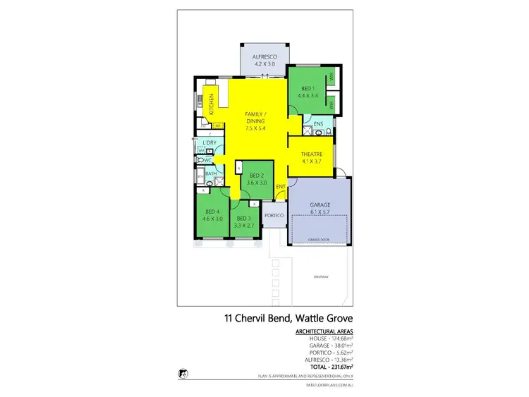 Third view of Homely house listing, 11 Chervil Bend, Wattle Grove WA 6107