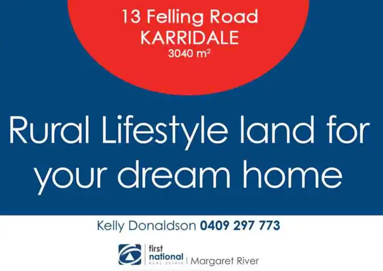 Third view of Homely land listing, 13 Felling Road, Karridale WA 6288