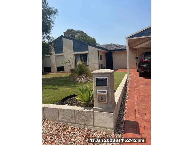 Main view of Homely house listing, 5 Dosinia Place, Heathridge WA 6027