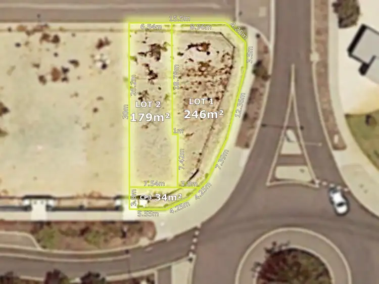 Main view of Homely land listing, 1/43 Reflection Boulevard, Jindalee WA 6036