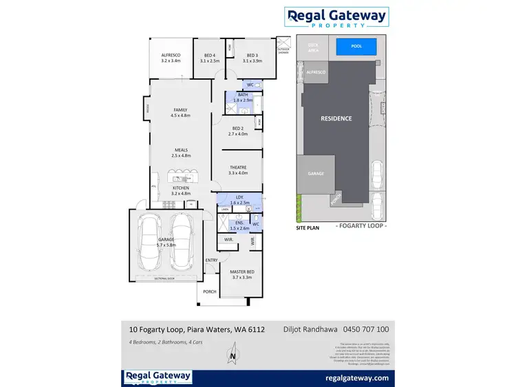 Second view of Homely house listing, 10 Fogarty Loop, Piara Waters WA 6112
