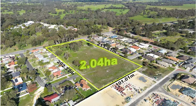 Main view of Homely land listing, 61 McLarty Road, Pinjarra WA 6208