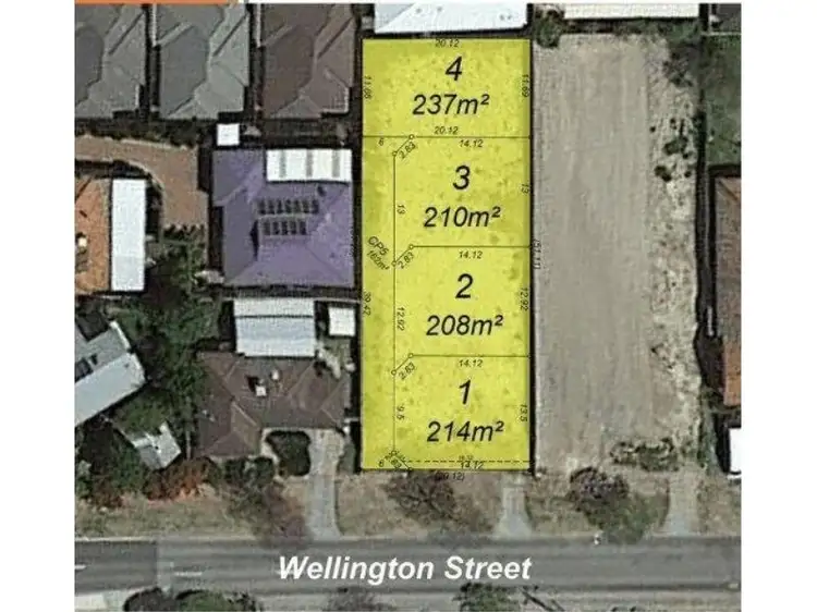Main view of Homely land listing, Lot 1, 6 Wellington Street, Queens Park WA 6107