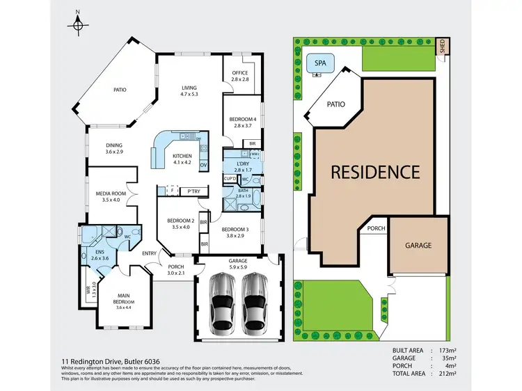 Third view of Homely house listing, 11 Redington Drive, Butler WA 6036