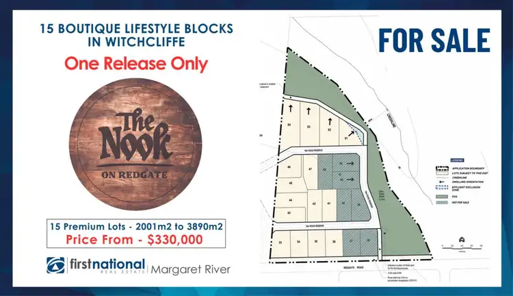 Main view of Homely land listing, Lot 33, 82 Redgate Road, Witchcliffe WA 6286
