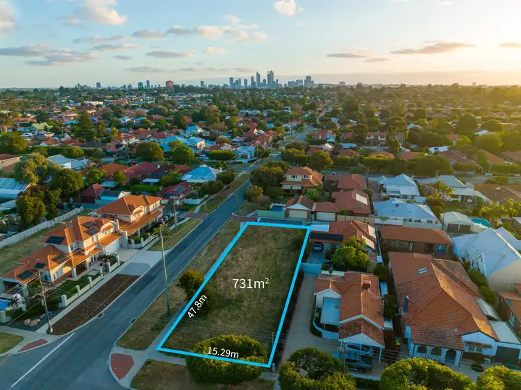 Main view of Homely land listing, 205 Ninth Avenue, Inglewood WA 6052