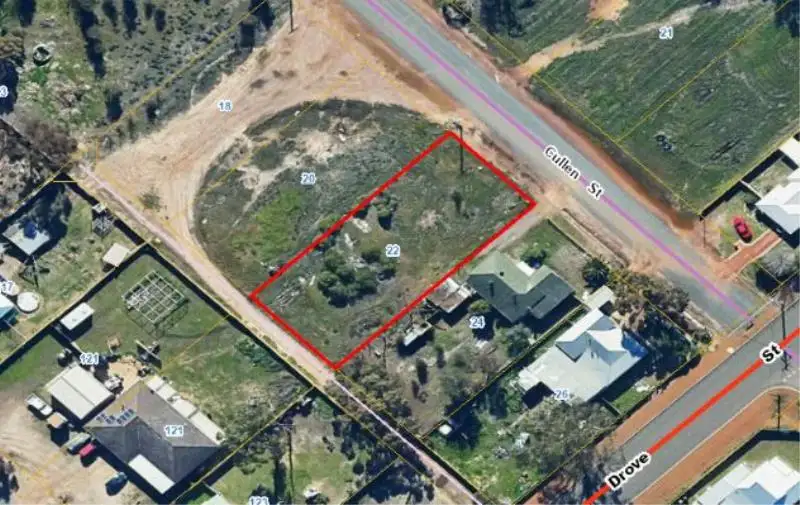 Main view of Homely land listing, 22 Cullen Street, Katanning WA 6317
