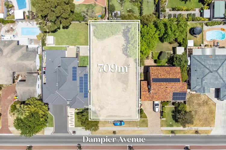 Main view of Homely land listing, 60 Dampier Avenue, Mullaloo WA 6027