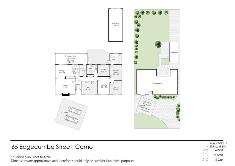 Second view of Homely house listing, 65 Edgecumbe Street, Como WA 6152