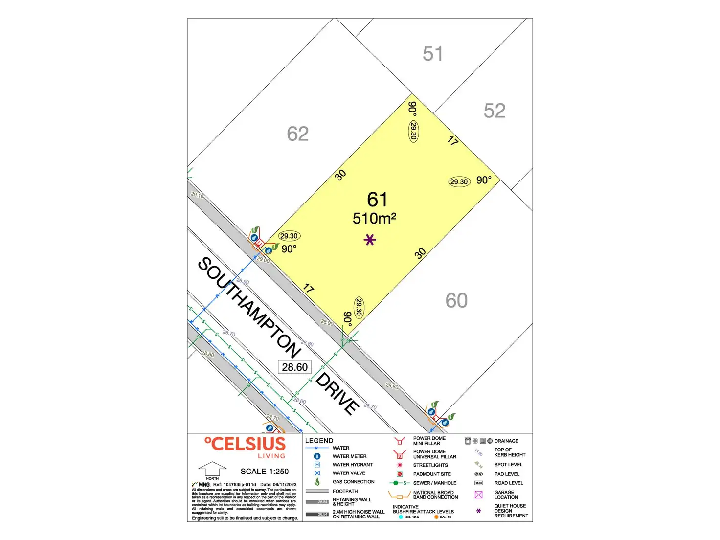 Main view of Homely land listing, 61 Southampton Drive, Piara Waters WA 6112
