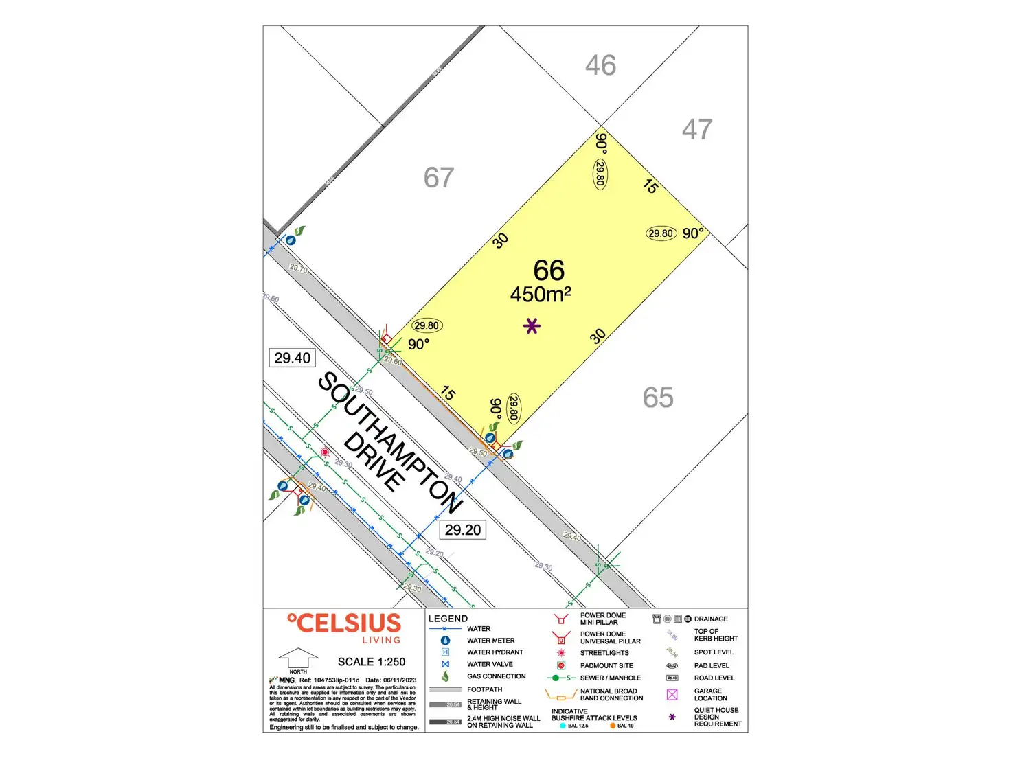 Main view of Homely land listing, 66 Southampton Drive, Piara Waters WA 6112