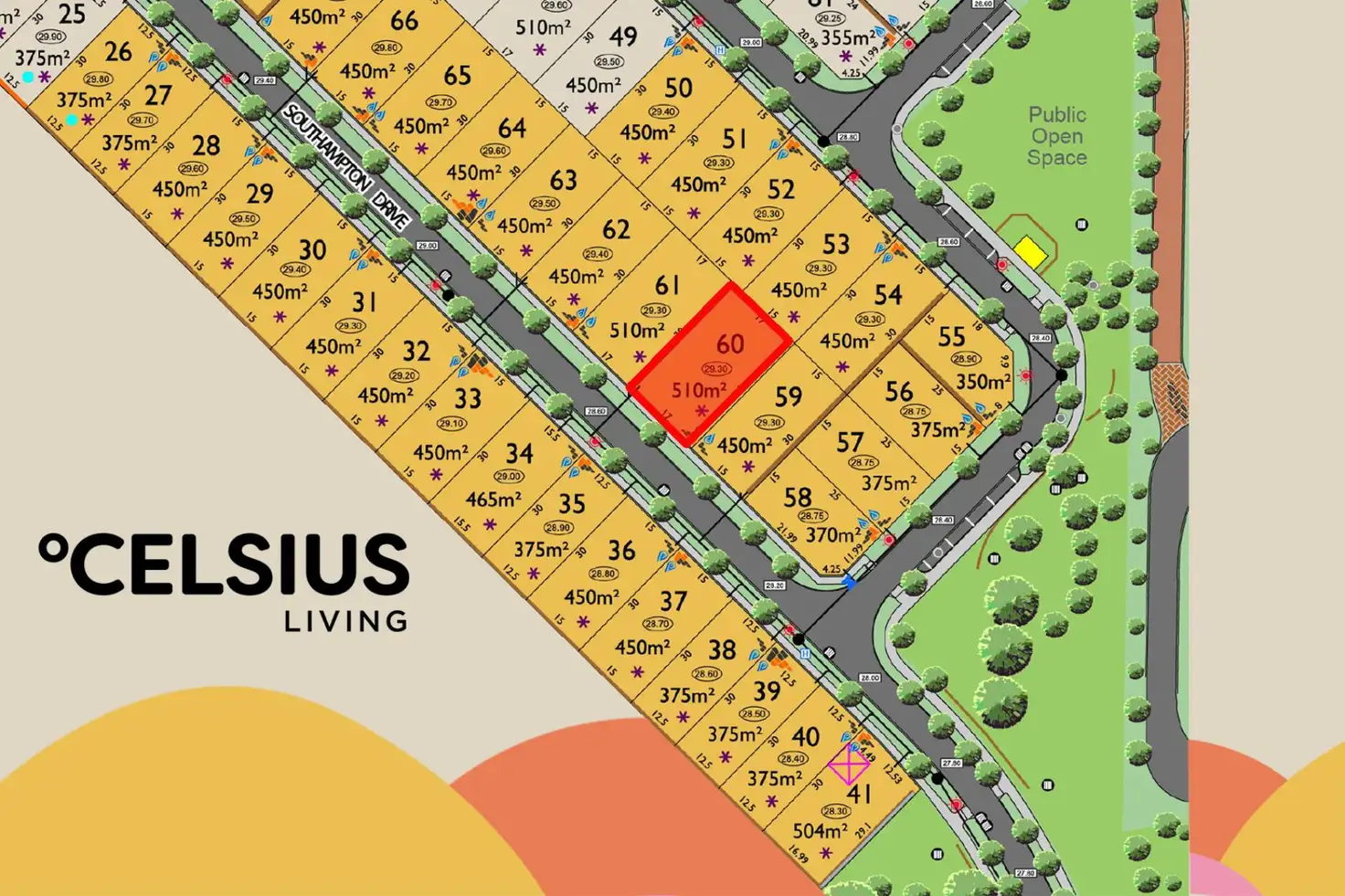 Main view of Homely land listing, 60 Southampton Drive, Piara Waters WA 6112