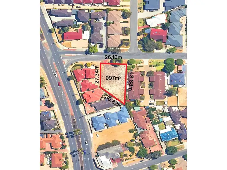 Main view of Homely land listing, 262 McDonald Street, Yokine WA 6060