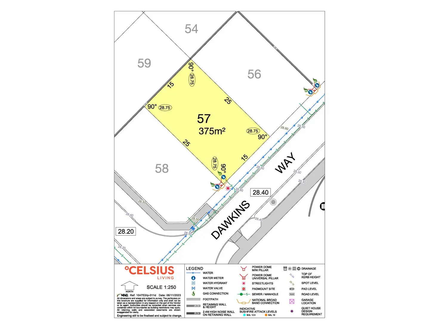 Main view of Homely land listing, 57 Dawkins Way, Piara Waters WA 6112
