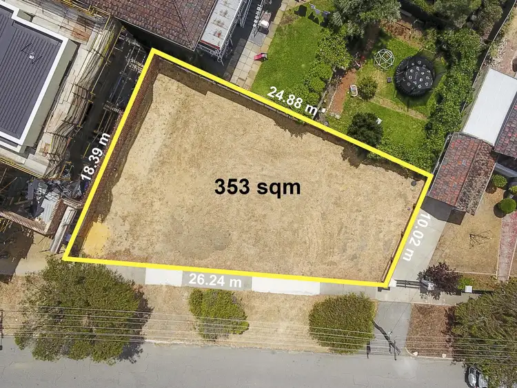 Main view of Homely land listing, 80 Auckland Street, North Perth WA 6006