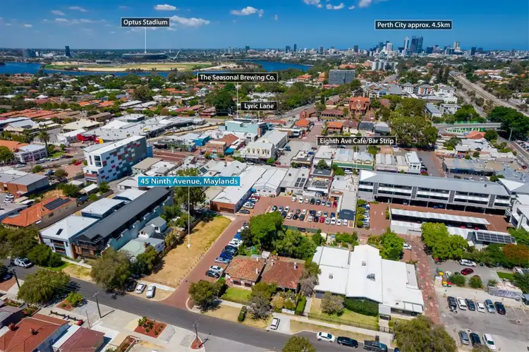 Second view of Homely land listing, 45 Ninth Avenue, Maylands WA 6051
