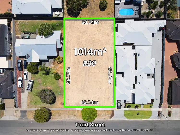 Main view of Homely land listing, 63 Tuart Street, Yokine WA 6060