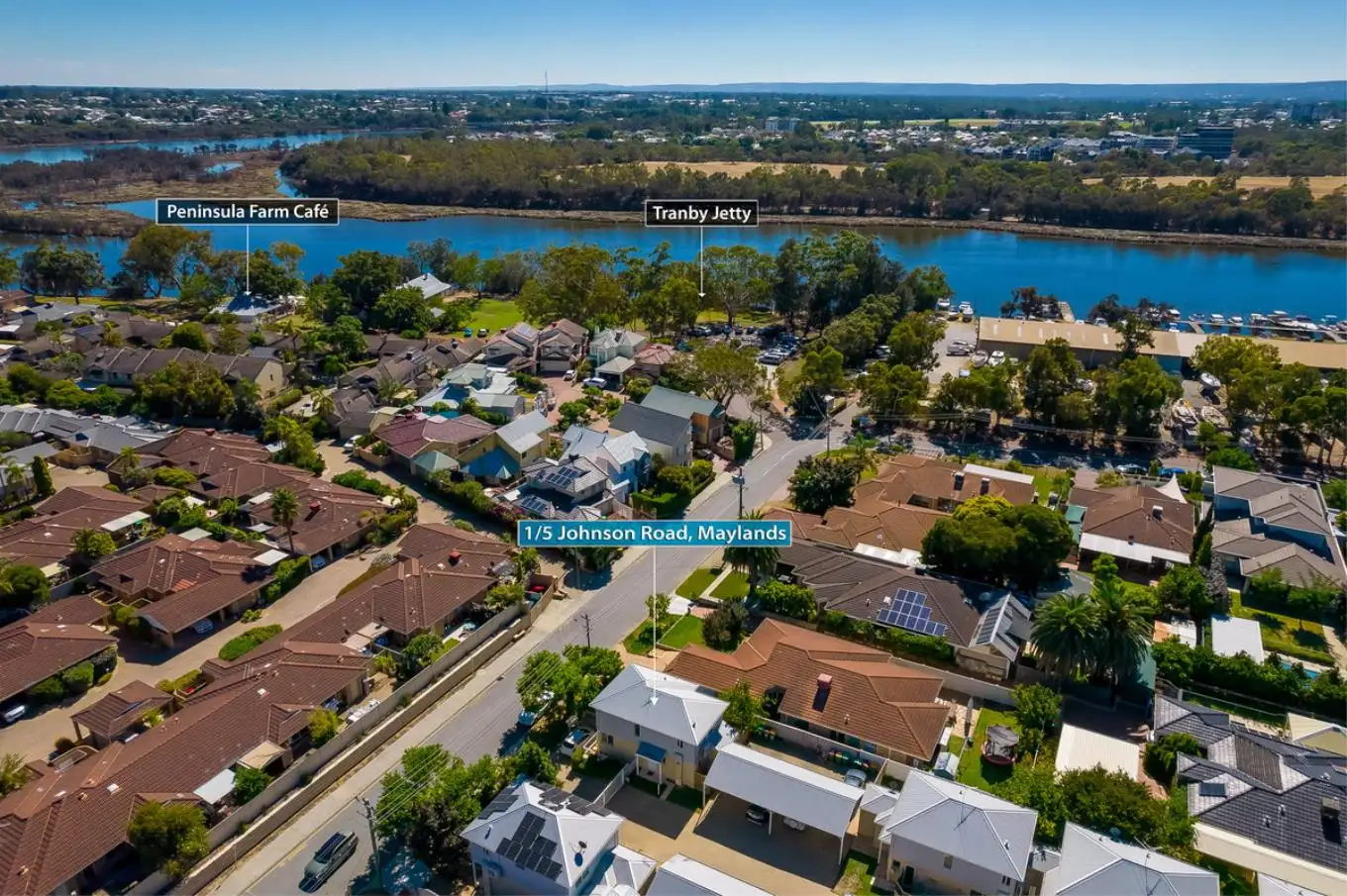 Main view of Homely townhouse listing, 1/5 Johnson Road, Maylands WA 6051