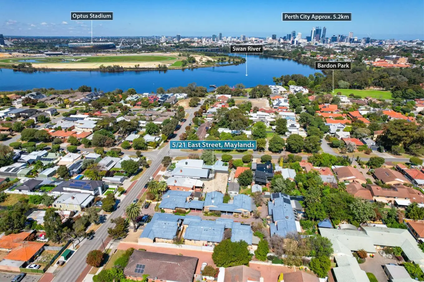 Main view of Homely villa listing, 5/21 East Street, Maylands WA 6051