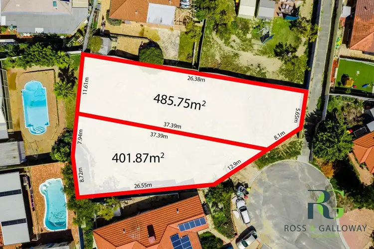 Second view of Homely land listing, 1/10 Traine Court, Heathridge WA 6027