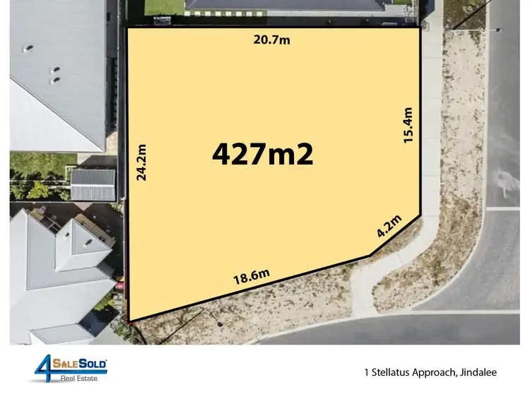 Main view of Homely land listing, 1 Stellatus Approach, Jindalee WA 6036