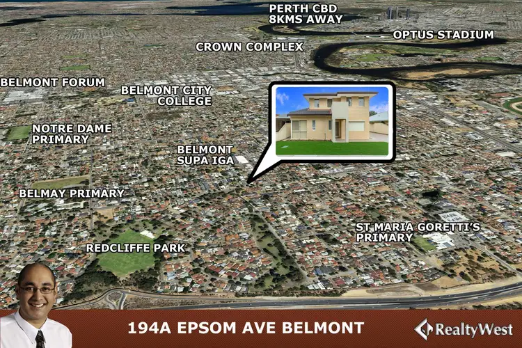 Second view of Homely townhouse listing, 194A Epsom Avenue, Belmont WA 6104