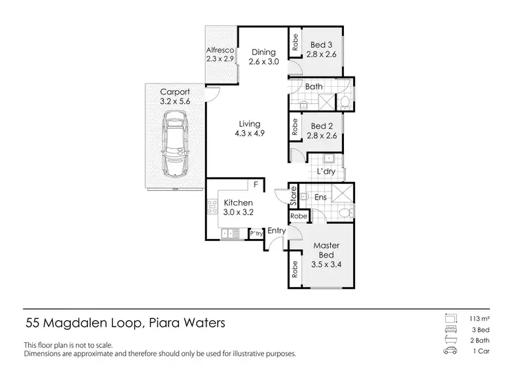 Second view of Homely house listing, 55 Magdalen Loop, Piara Waters WA 6112