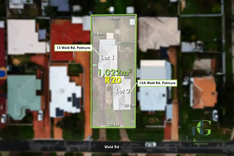 Main view of Homely semi-detached listing, 15 & 15A Weld Road, Palmyra WA 6157