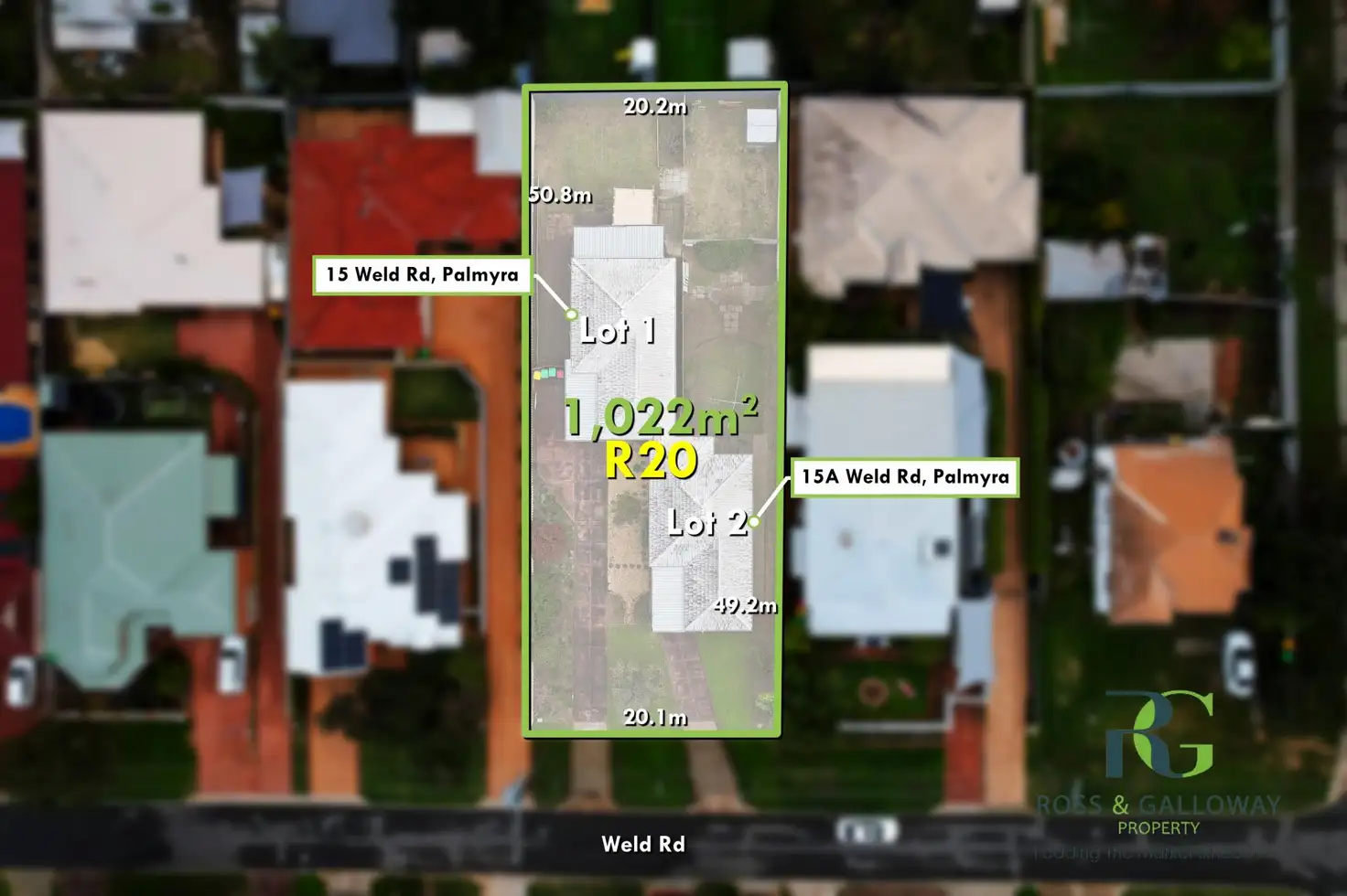 Main view of Homely semi-detached listing, 15 & 15A Weld Road, Palmyra WA 6157