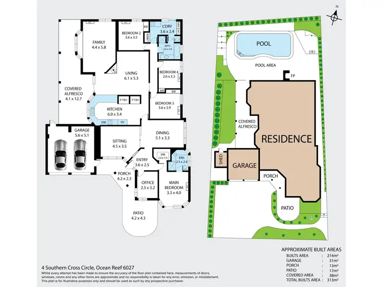 Fourth view of Homely house listing, 4 Southern Cross Circle, Ocean Reef WA 6027
