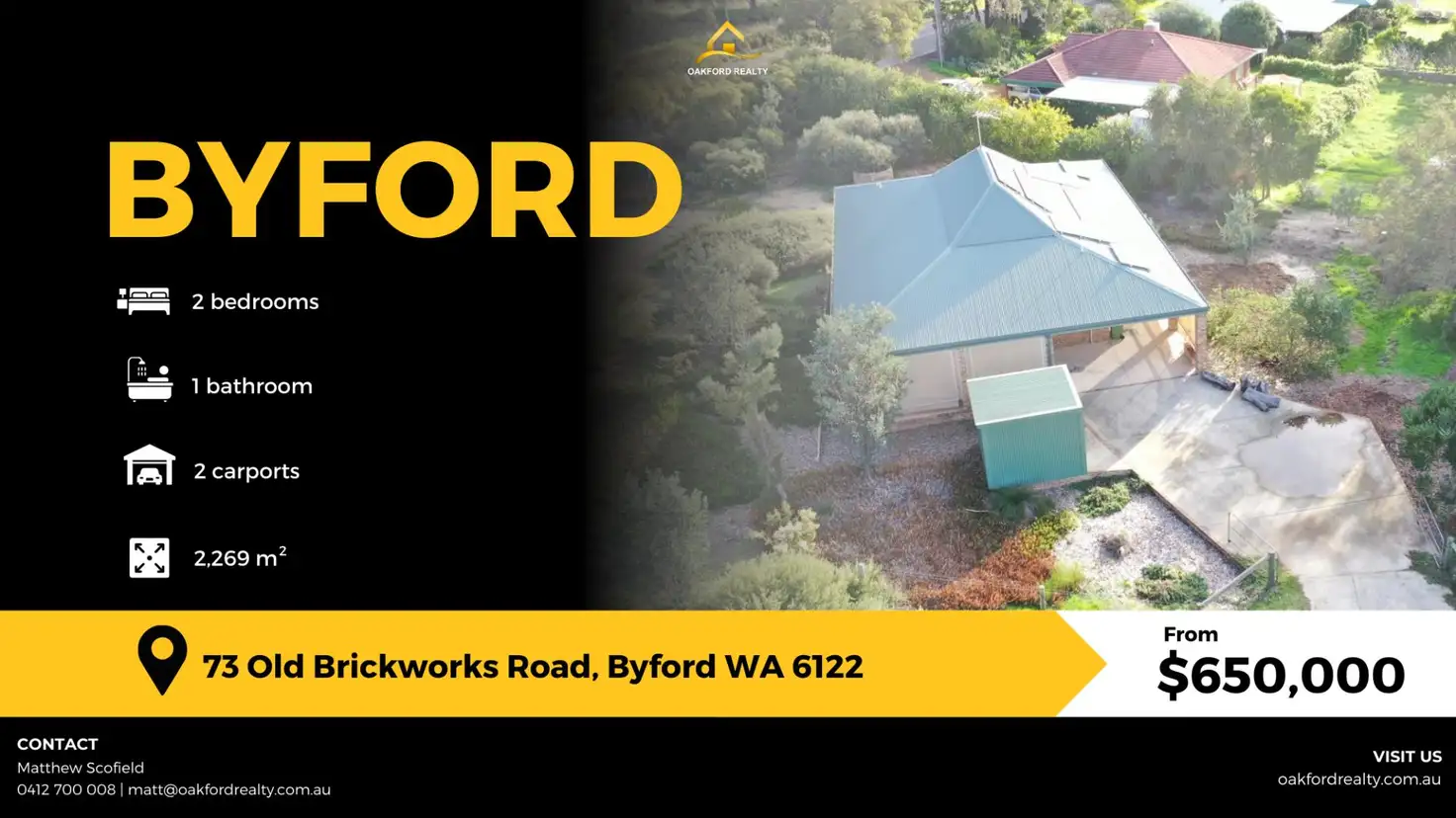 Main view of Homely house listing, 73 Old Brickworks Road, Byford WA 6122