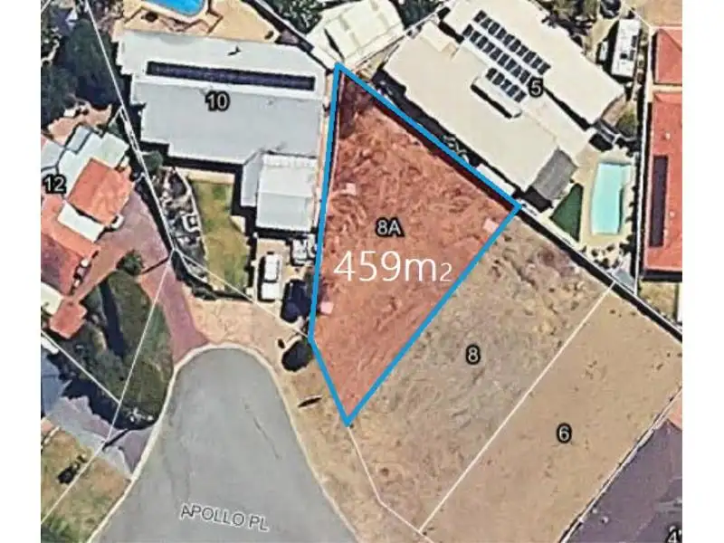 Main view of Homely land listing, 8A Apollo Place, Duncraig WA 6023