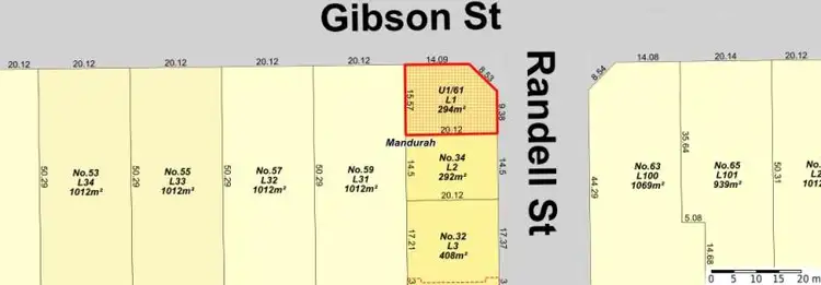 Fourth view of Homely land listing, 1/61 Gibson Street, Mandurah WA 6210