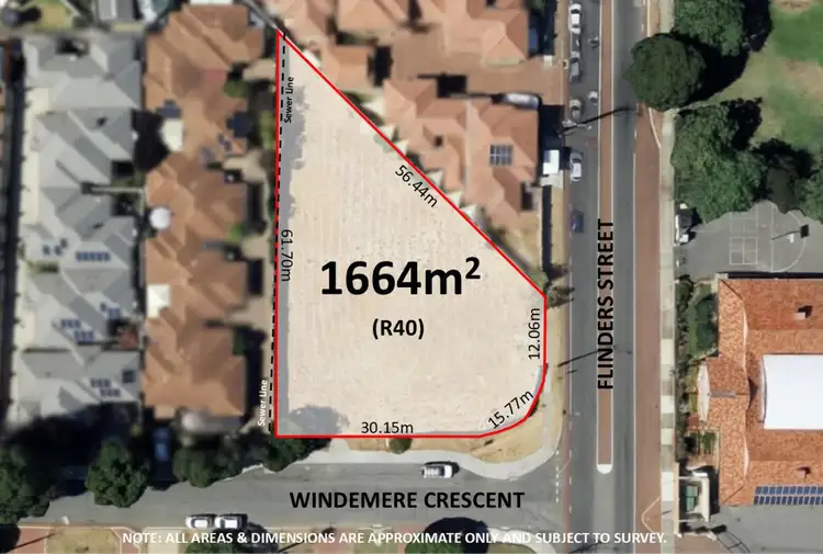 Main view of Homely land listing, 1 Windemere Crescent, Nollamara WA 6061