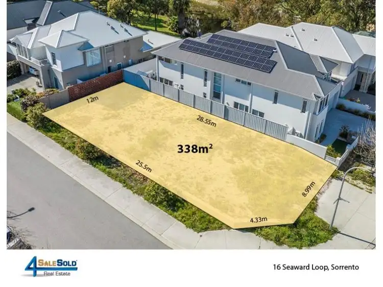 Main view of Homely land listing, 16 Seaward Loop, Sorrento WA 6020