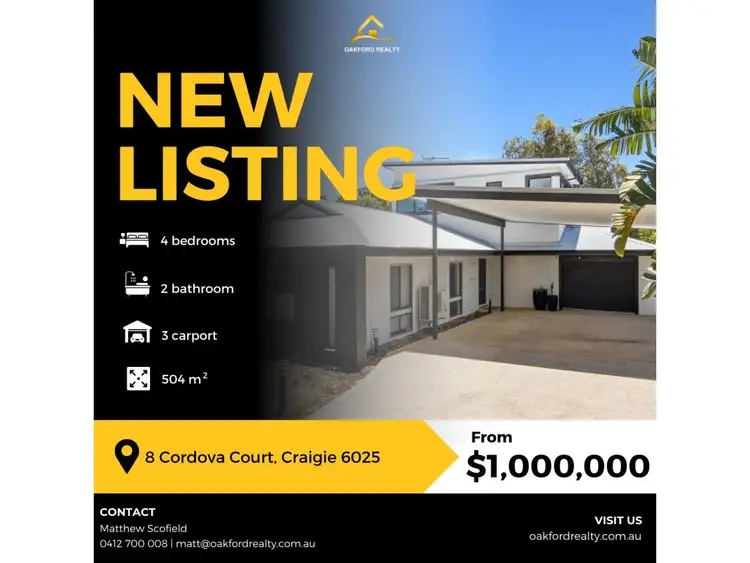Second view of Homely house listing, 8 Cordova Court, Craigie WA 6025