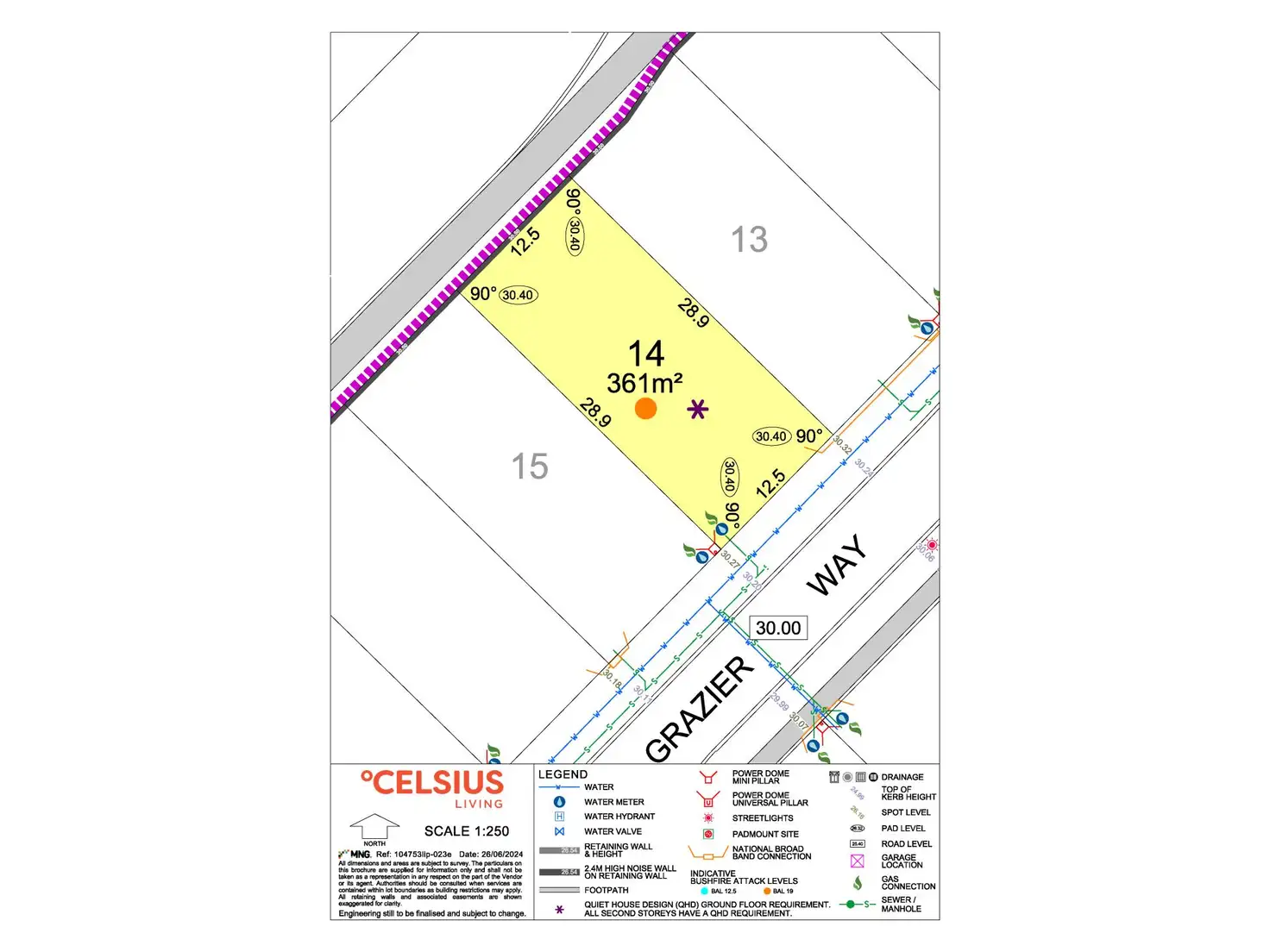 Main view of Homely land listing, Lot 14 Grazier Way, Piara Waters WA 6112